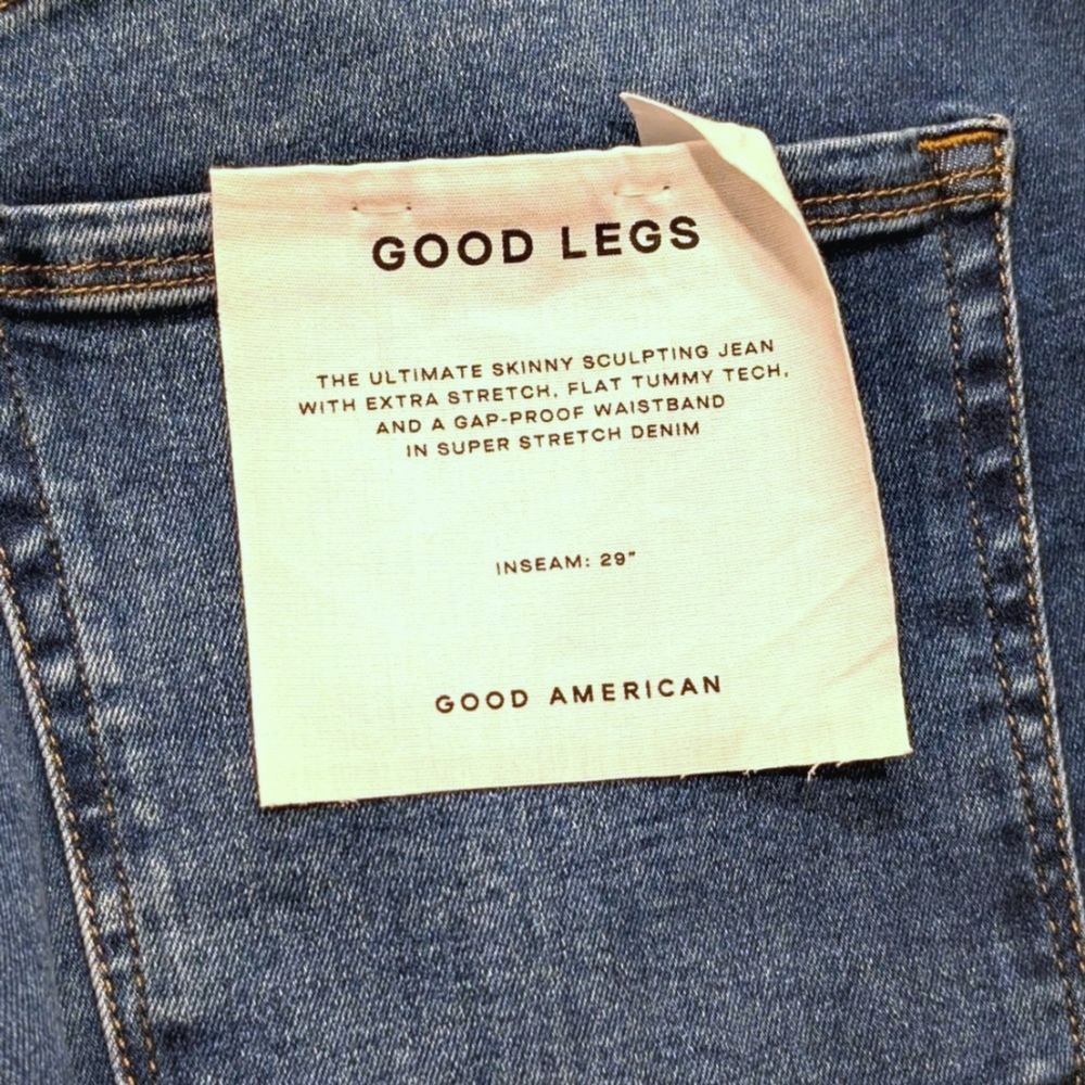 NEW Good American Always Fits Plus Size 28-32 Legs Skinny Jeans Stretchy NWT - Picture 9 of 9